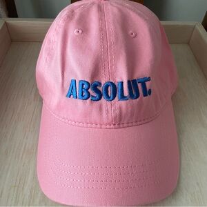 Unisex Pink Absolut embroidered Cap